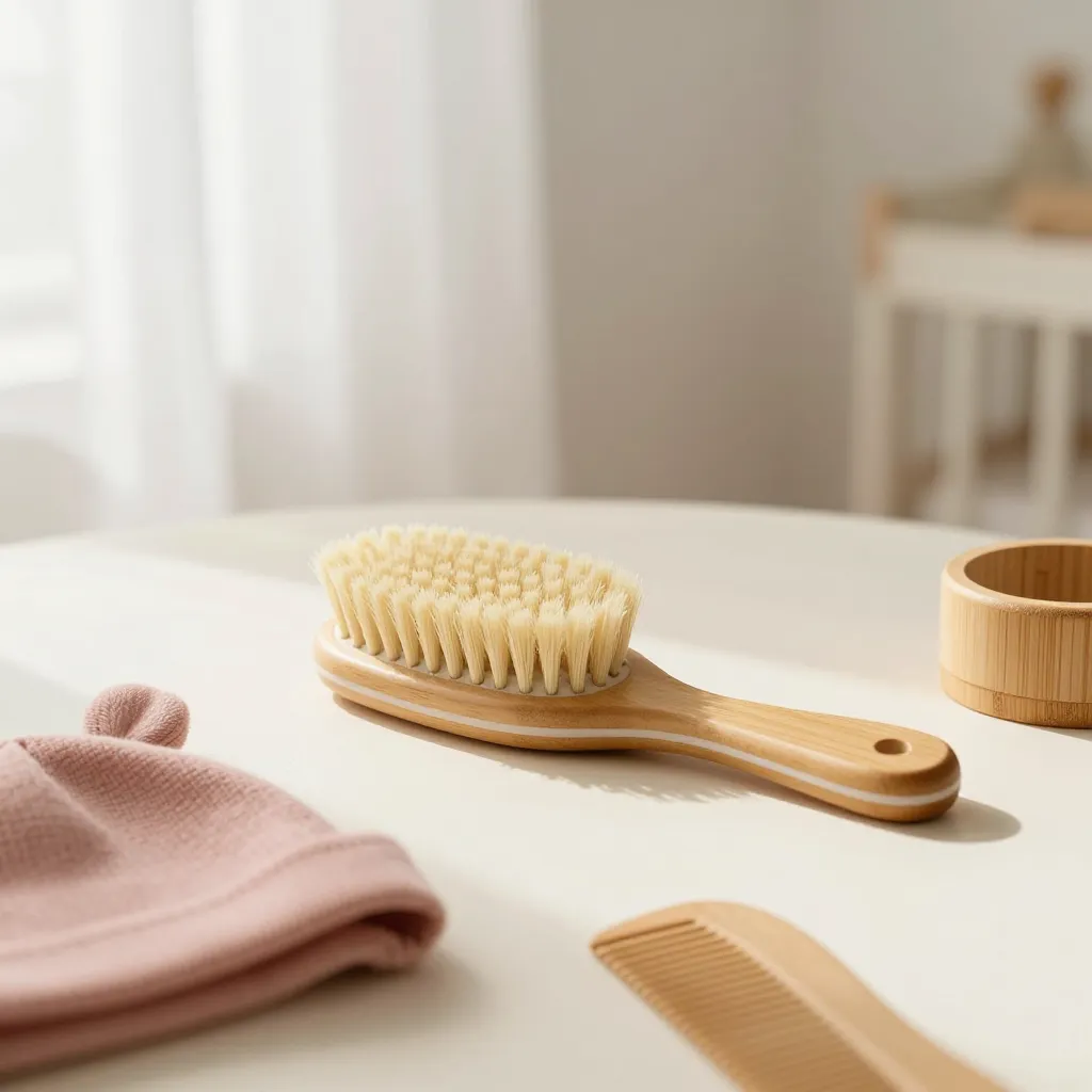 Gentle Wooden Brush Set for Newborns: Now at a Lower Price